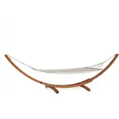 Beliani TREVISO - Hangmat - Wit - Larikshout