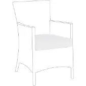 Beliani ITALY - Kussenhoes set van 8 - Creme - Polyester