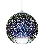 Beliani SESSERA - Hanglamp - Zilver - Glas