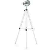 Beliani ALZETTE - Staande lamp - Wit - Dennenhout