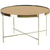 Beliani LUCEA - Salontafel - Goud - IJzer