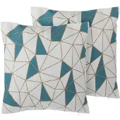 Beliani Decoratieve kussens, Clarkia (45 x 45 cm)