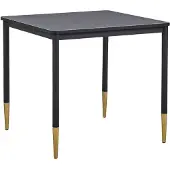 Beliani SHALFORD - Eettafel-Zwart-MDF