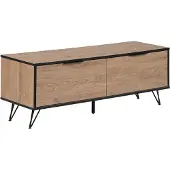 Beliani HALSTON - TV-meubel - Lichte houtkleur - Vezelplaat
