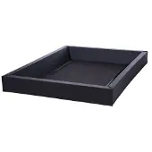 Beliani SIMPLE - Waterbedframe - Zwart - 160 x 200 cm - Schuimstof