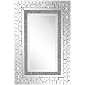 Shumee PABU - Wandspiegel - Zilver - MDF