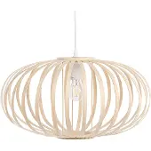 Beliani HAVEL - Hanglamp - Lichte houtkleur - Bamboehout