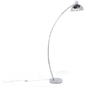 Beliani DINTEL - Staande lamp - Zilver - Metaal