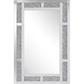Beliani AVRILLE - Wandspiegel - Zilver - MDF