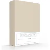 Romanette Hoeslaken Camel (Katoen)-160 x 200 cm