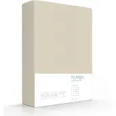 Romanette Hoeslaken Beige (Flanel)-90 x 200 cm
