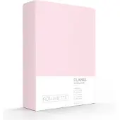 Romanette Hoeslaken Roze (Flanel)-80 x 200 cm