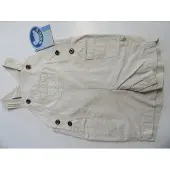 Noukie'S , tuinbroek , salopette , kort , beige , 3 maand 62
