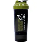 Gorilla wear Shake Beker - 500 ml - Zwart/Legergroen