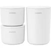 Brabantia ReNew opbergpotten 3-pack Wit