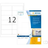 Herma 4597 weersbestendige inkjet etiketten A4 97 x 42,3 mm wit (480 etiketten)