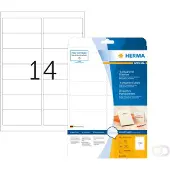 Herma Transparante inkjet etiketten A4 99.1x38.1mm 25 vel