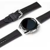 Ringke Rubber One - Universeel Smartwatch 22MM Bandje - Flexibel TPU - Zwart