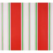 Dutch Wallcoverings Papierbehang streep - rood/roze/groen