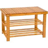 TecTake - Houten schoenenrek schoenenbank bankje - 401650