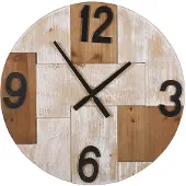 Beliani MICHAPAN - Wandklok - Lichte houtkleur - MDF