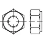 Toolcraft 137625 Zeskantmoeren M36 DIN 2510 Staal 1 stuk(s)