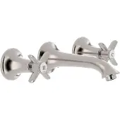 Tres Clasic inbouw wastafelkraan 15cm geborsteld staal