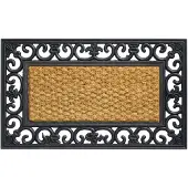 HQ Rubber Mat Met Cocos Gazelle 45x75cm Bruin bruin Kokosvezel Deurmat