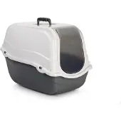 Beeztees Romeo - Kattenbak - Grijs/Wit - 54x33x42 cm wit, grijs