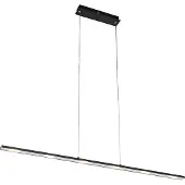 QAZQA Design hanglamp zwart incl. LED met touchdimmer - Platina