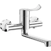 Delabie Mech. muurmngkrn Securit draaib uitl L.200, hygiën hendel,S/C