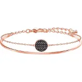 Swarovski Ginger Bangle Crystal Silver Night Armband 5389046 (Lengte: 18.50 cm)
