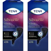 Tena Silhouette Noir Normal - 52 inlegkruisjes (2x26)