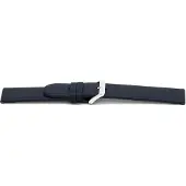 Wow Horlogeband D607 Blauw Ongestikt 14x14 mm Quickswitch