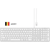 Satechi Zilver Bedraad Azerty Toetsenbord Zilver