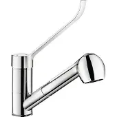 Delabie Mngkrn+draaib. uitl/uitrekb. dche H.105 hygiën. hendel, BEL