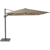 Platinum Zweefparasol Challenger T2 Glow Taupe (300 x 300 cm)