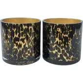 Vase the World Celtic Cheetah Waxinelichthouder - 2 st.