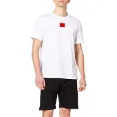HUGO Shirt 'Diragolino212' lichtrood / zwart / wit