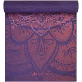 Gaiam Premium Metallic Yoga Mat - 6 mm - Athenian Rose