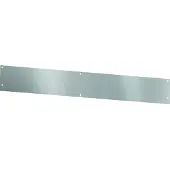 Delabie achterwand, lengte 3000 mm, hoogte 300 mm, roestvast staal 1.4301, satijn afwerking