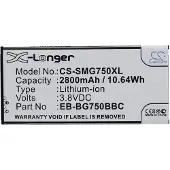 123accu Samsung EB-BG750BBC / EB-BG750BBE accu (2800 mAh, huismerk)