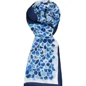 Enjoy Sjaal- -Blauw tinten -100 % Viscose- natuurlijke materialen