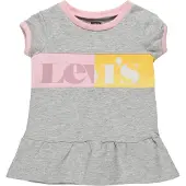 Levi's Jurk met volant en logoprint