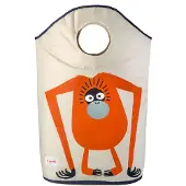 3 Sprouts Wasmand - - Orang-oetan - 100% polyester - Afmetingen 58x38x3,5 cm - Kinderontwerp