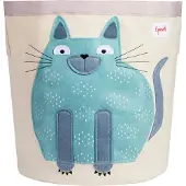 3 Sprouts - Storage Bin - Blue Cat /Furniture /Blue Cat