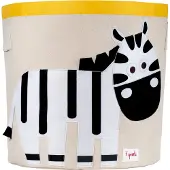 3 Sprouts Aufbewahrungskorb - 44,5x43 - Zebra - - One Size - Körbe