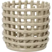 Ferm Living Mand 14,5 Cm - Manden Keramiek Cashmere - 1104263773