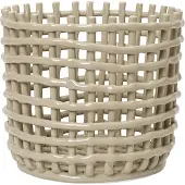 Ferm Living Mand 21 Cm - Manden Keramiek Cashmere - 1104263774
