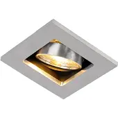 QAZQA Moderne inbouwspot aluminium kantelbaar GU10 50mm - Qure